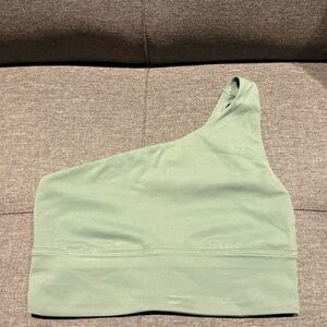 lululemon athletica Green One-Shoulder Sports Bra